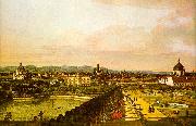 View of Vienna from the Belvedere Bernardo Berlotto